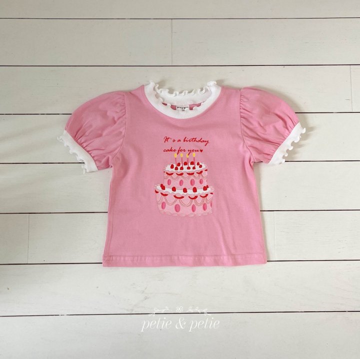 Petit & Petit - Korean Children Fashion - #kidzfashiontrend - Cake Tee - 2