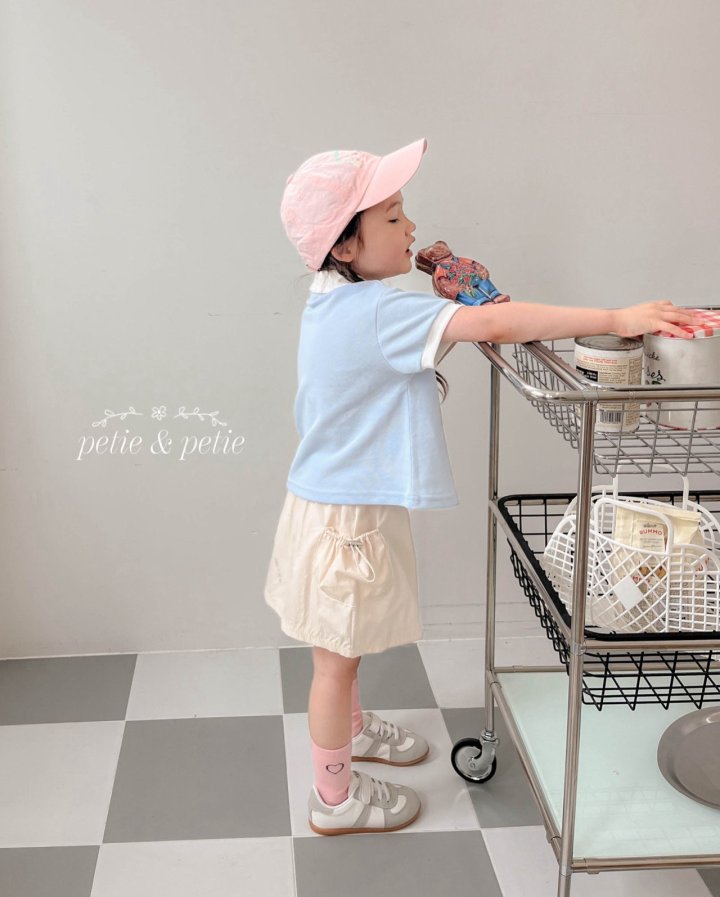 Petit & Petit - Korean Children Fashion - #littlefashionista - Heart Button Collar Tee - 11