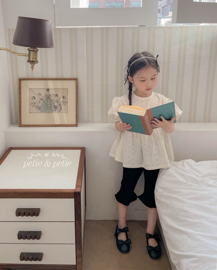 Petit & Petit - Korean Children Fashion - #littlefashionista - Plain Frill Pants - 8