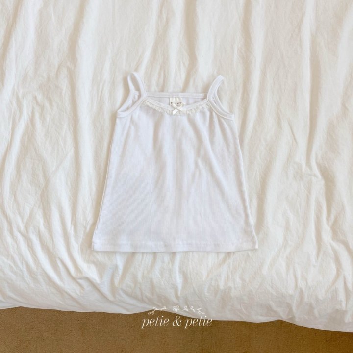 Petit & Petit - Korean Children Fashion - #littlefashionista - Apple Lace Sleeveless - 3