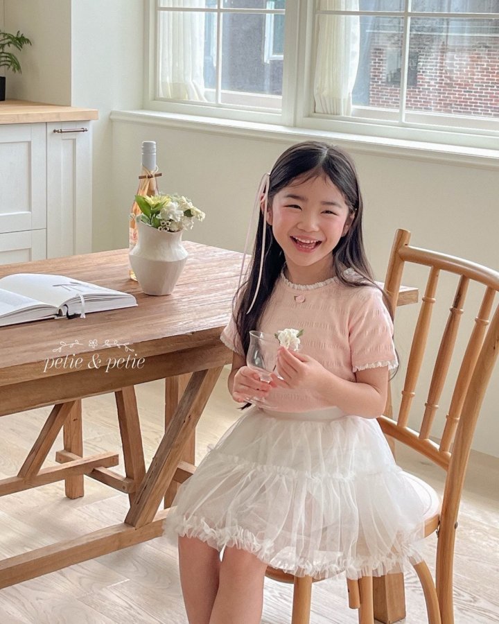 Petit & Petit - Korean Children Fashion - #littlefashionista - Rose Lace Tee - 5