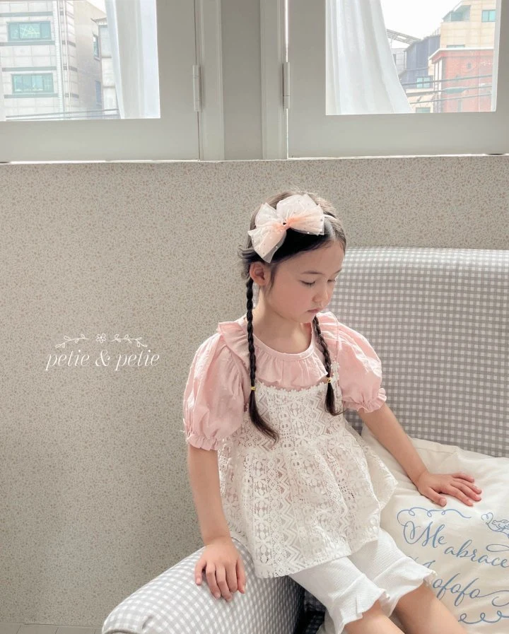 Petit & Petit - Korean Children Fashion - #magicofchildhood - Lace Bustier - 7