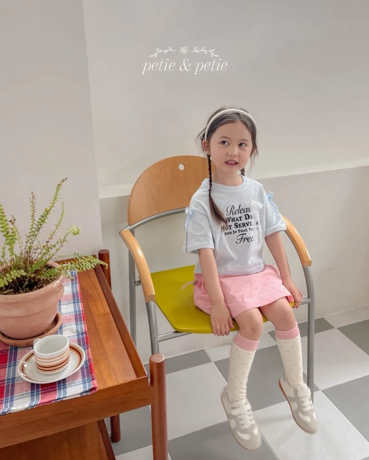 Petit & Petit - Korean Children Fashion - #minifashionista - Butter Ribbon Tee - 6