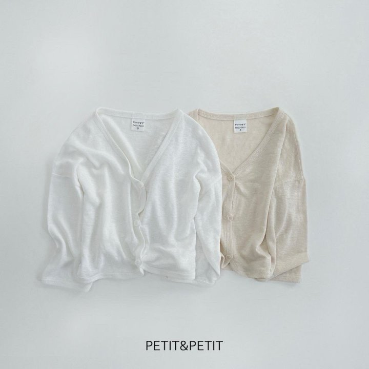 Petit & Petit - Korean Children Fashion - #minifashionista - Linen Cardigan