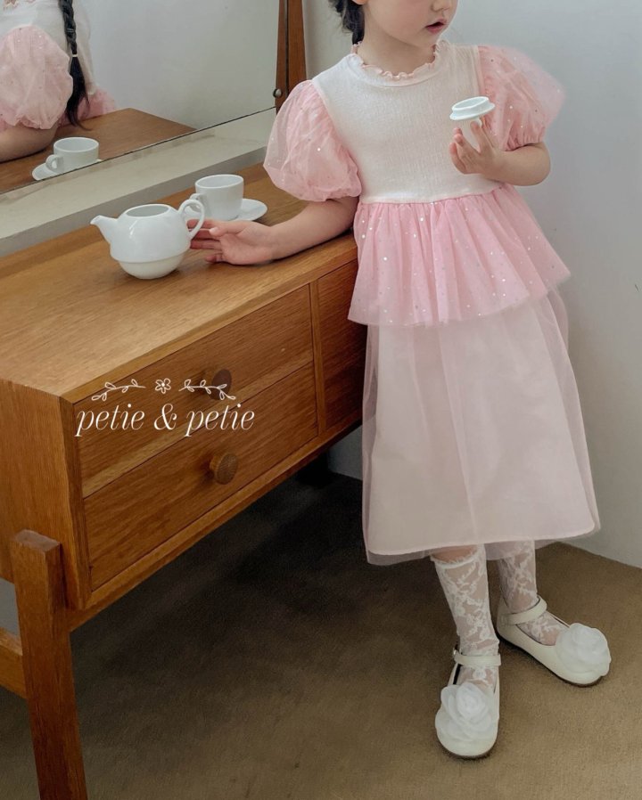 Petit & Petit - Korean Children Fashion - #prettylittlegirls - Luna Dot Sha One-piece - 5