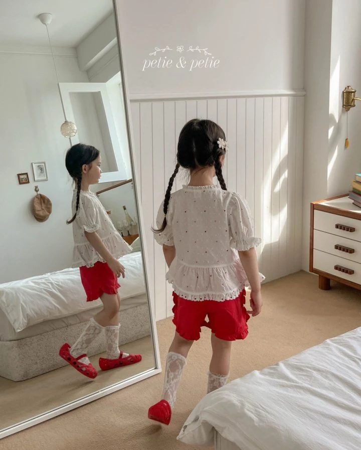Petit & Petit - Korean Children Fashion - #minifashionista - Love Blouse - 4