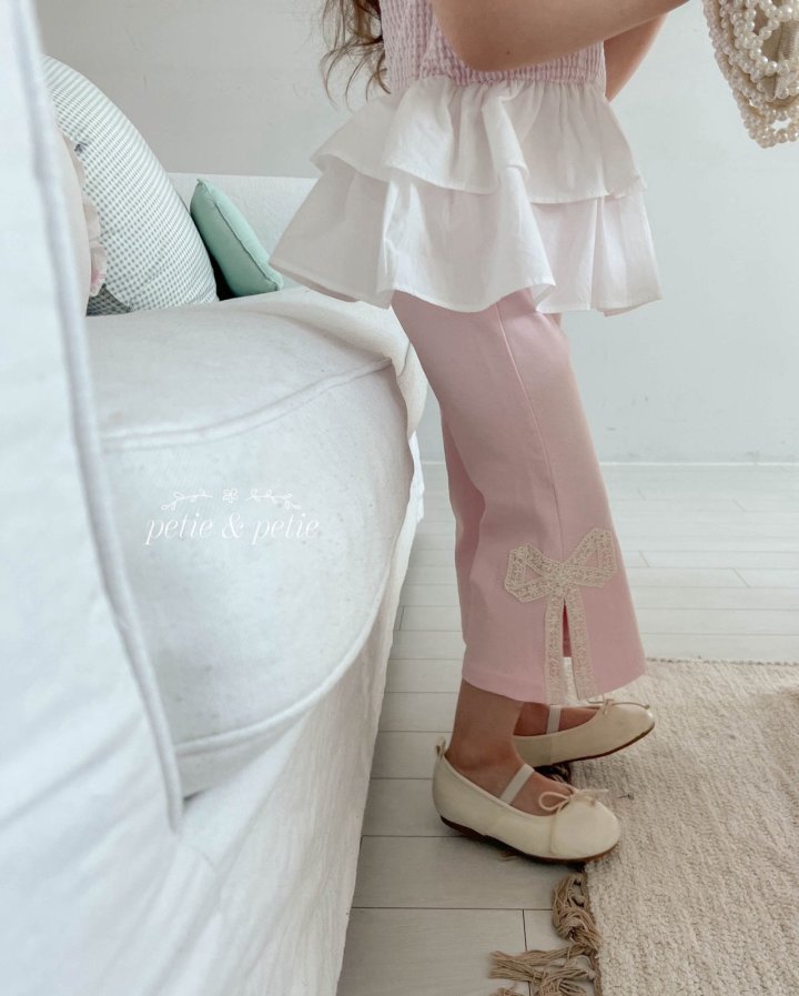 Petit & Petit - Korean Children Fashion - #prettylittlegirls - Ribbon Trumpet Pants - 11