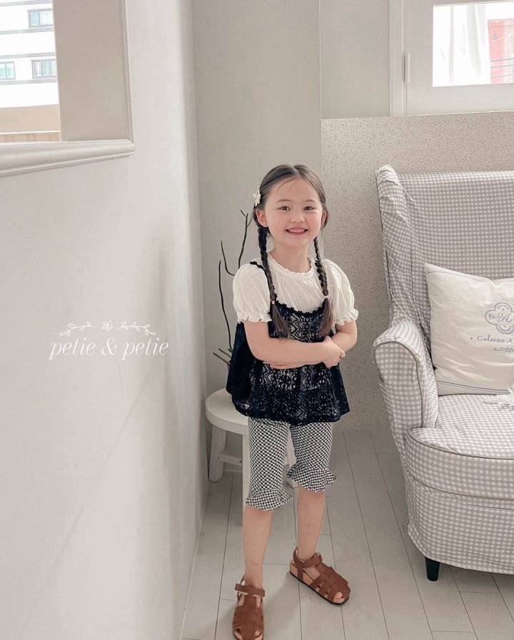 Petit & Petit - Korean Children Fashion - #prettylittlegirls - Check Frill Pants - 8