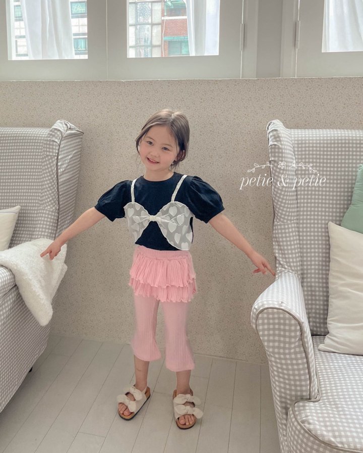 Petit & Petit - Korean Children Fashion - #prettylittlegirls - Heart Bustier Tee - 5