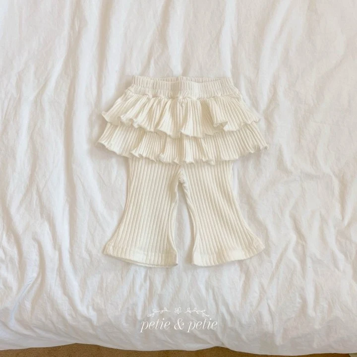 Petit & Petit - Korean Children Fashion - #prettylittlegirls - Rib Cancan Bootcut Pants - 3