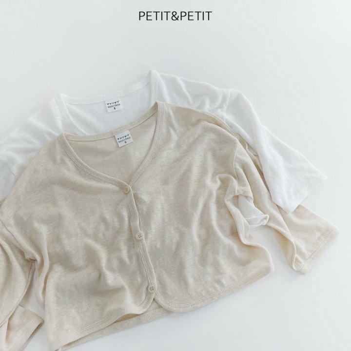 Petit & Petit - Korean Children Fashion - #prettylittlegirls - Linen Cardigan - 2