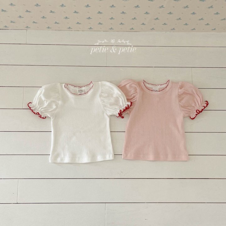 Petit & Petit - Korean Children Fashion - #prettylittlegirls - Eyelet Tee