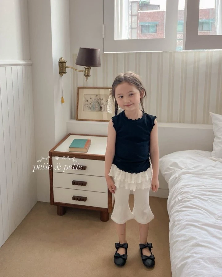 Petit & Petit - Korean Children Fashion - #stylishchildhood - Rib Cancan Bootcut Pants - 6