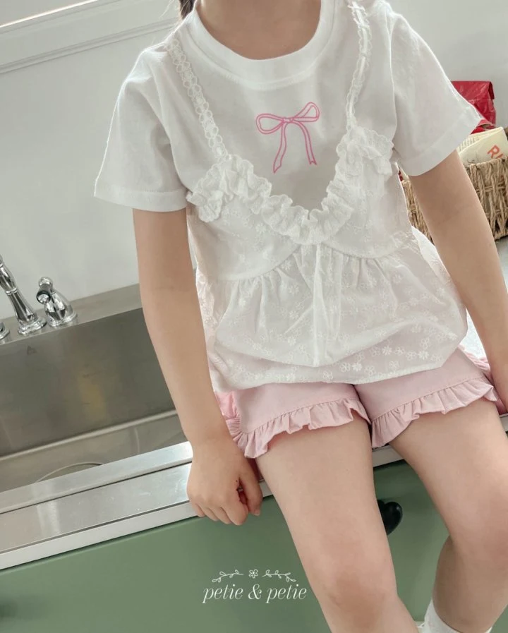 Petit & Petit - Korean Children Fashion - #stylishchildhood - Sweet Bustier Tee - 2