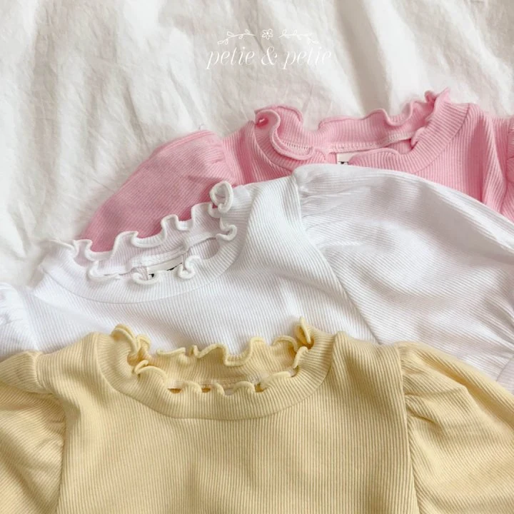 Petit & Petit - Korean Children Fashion - #stylishchildhood - Puff Rib Tee - 5