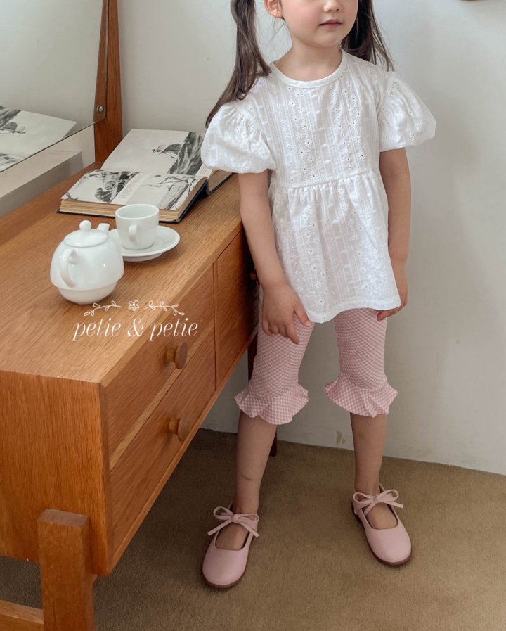 Petit & Petit - Korean Children Fashion - #todddlerfashion - Check Frill Pants - 9
