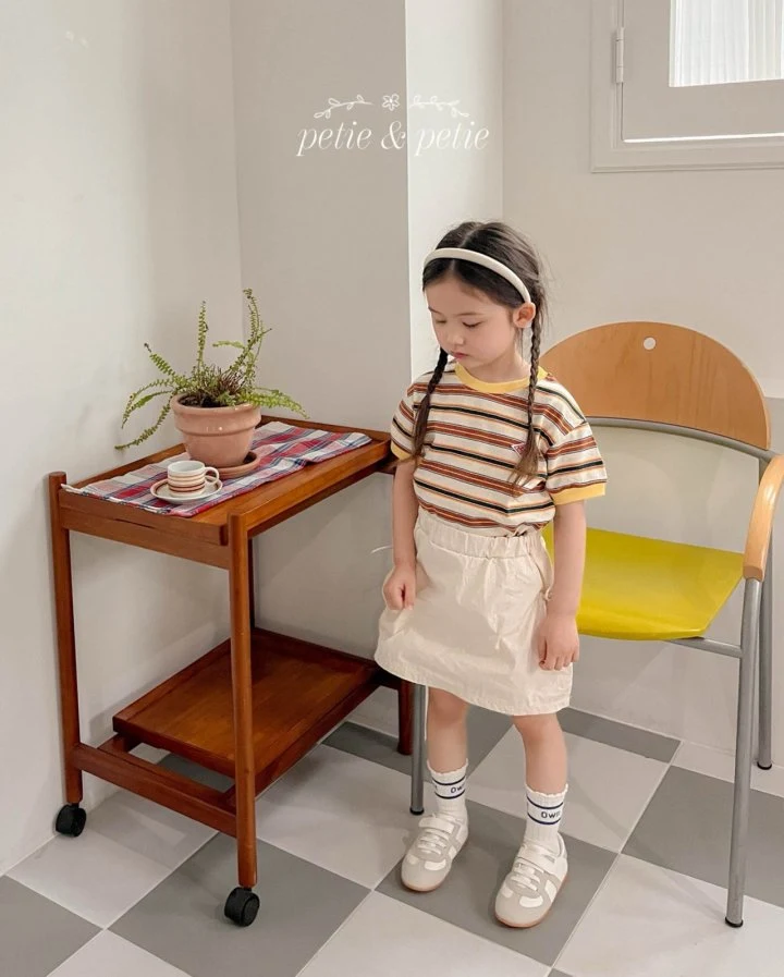 Petit & Petit - Korean Children Fashion - #todddlerfashion - String Pocket Skirt - 7