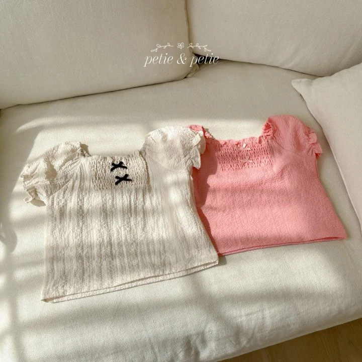 Petit & Petit - Korean Children Fashion - #toddlerclothing - Smoke Blouse - 12