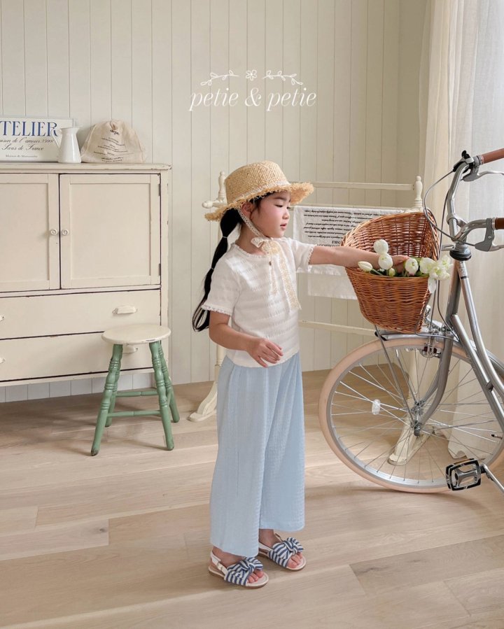 Petit & Petit - Korean Children Fashion - #toddlerclothing - Rose Lace Tee - 10