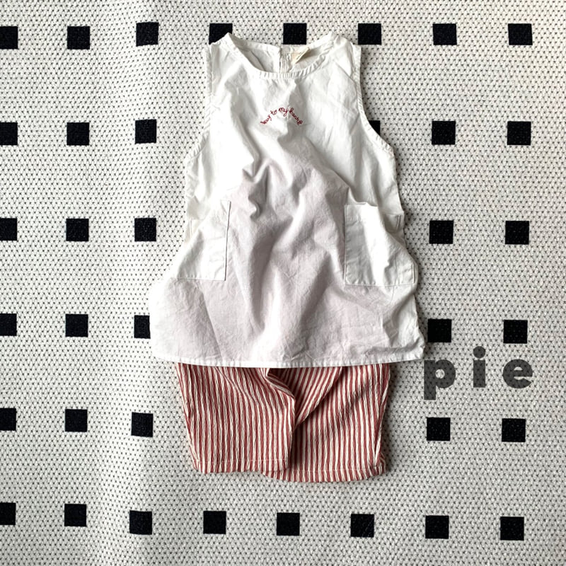 Pie - Korean Children Fashion - #kidzfashiontrend - Mary Embroidery One-piece - 4