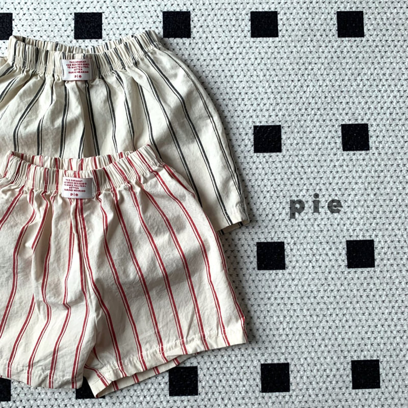 Pie - Korean Children Fashion - #childofig - Dubai Stripe Shorts - 9