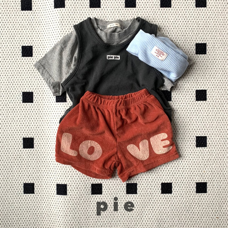 Pie - Korean Children Fashion - #childofig - LOVE Terry Shorts - 7