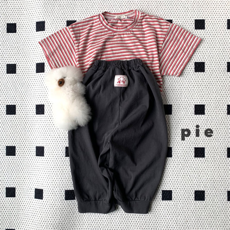Pie - Korean Children Fashion - #childofig - Marine Stripe Tee - 4