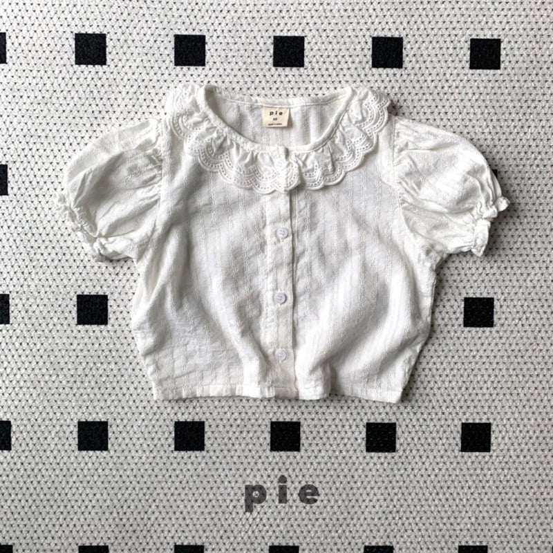 Pie - Korean Children Fashion - #childofig - Lace Collar Blouse