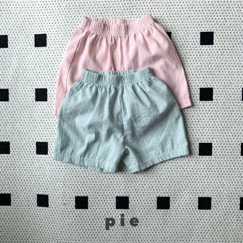 Pie - Korean Children Fashion - #childofig - Stripe Summer Shorts