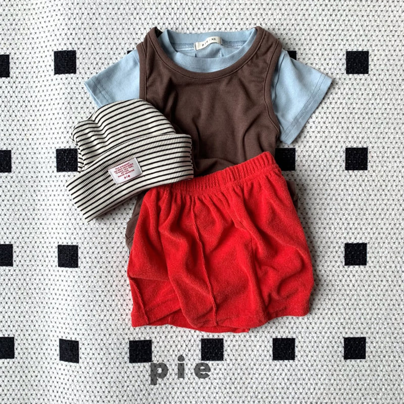 Pie - Korean Children Fashion - #designkidswear - Mimi Rib Short Sleeve Tee - 10