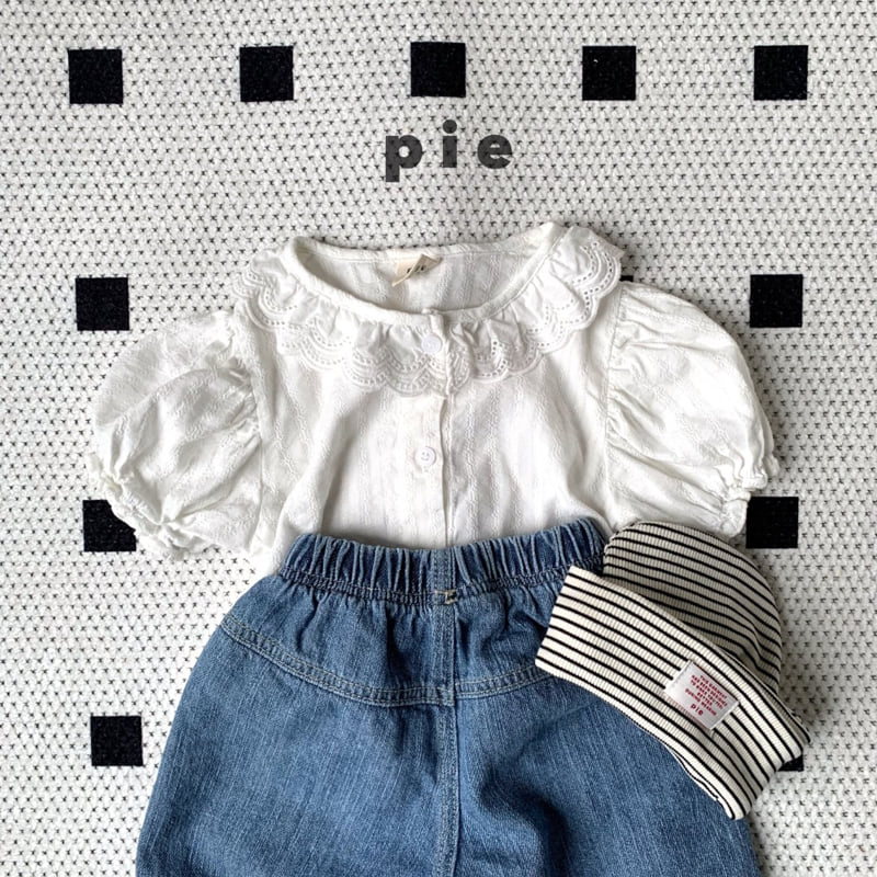 Pie - Korean Children Fashion - #fashionkids - Lace Collar Blouse - 6