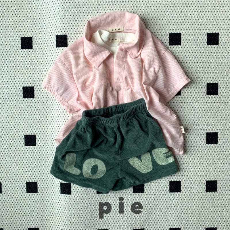 Pie - Korean Children Fashion - #discoveringself - Stripe Summer Shirt - 4