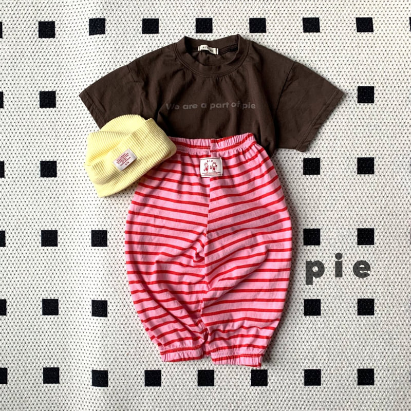 Pie - Korean Children Fashion - #kidsshorts - We Are Pie Short Sleeve Tee - 6