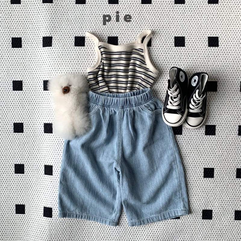 Pie - Korean Children Fashion - #kidsshorts - Kkurugi Bangbang Denim Pants - 5