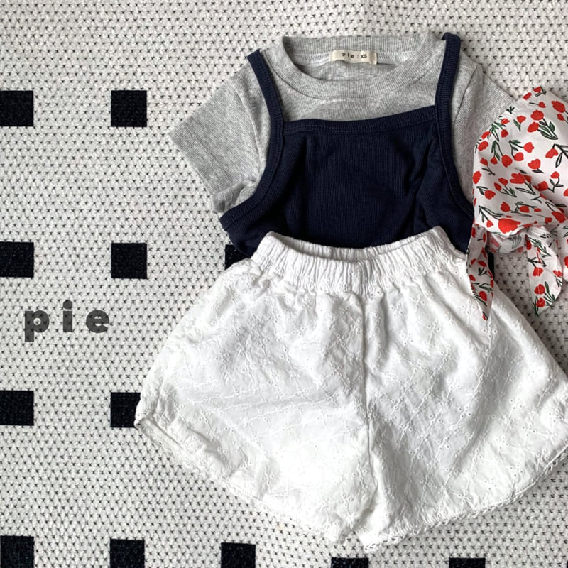 Pie - Korean Children Fashion - #kidsshorts - Fresh String Sleeveless - 10