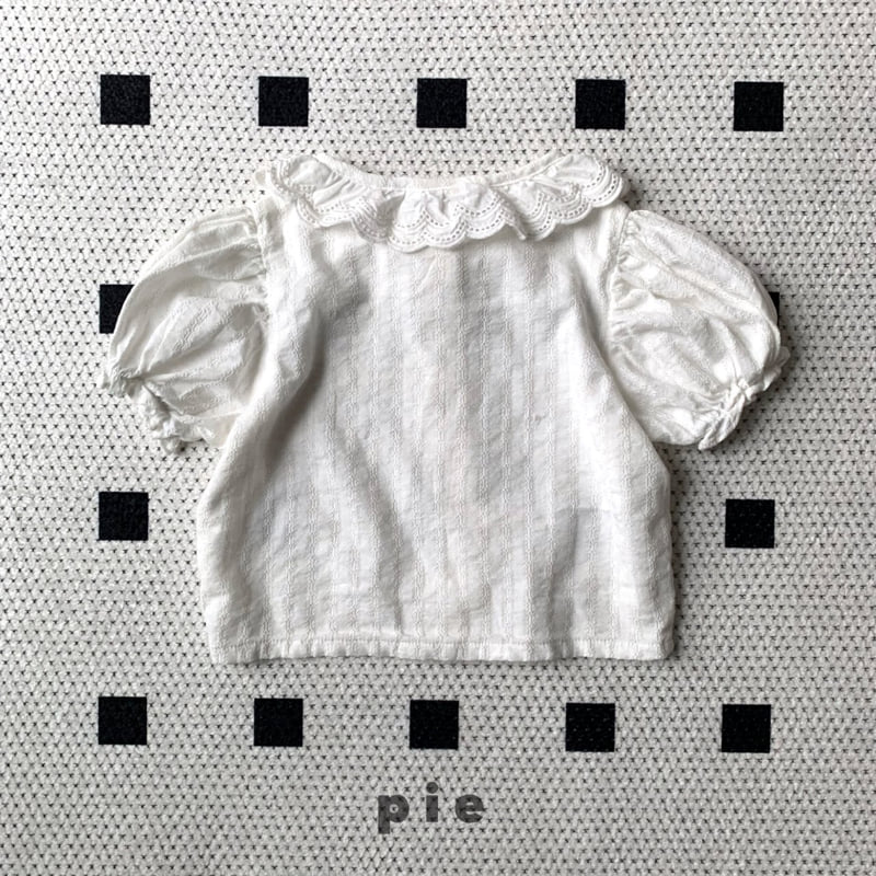 Pie - Korean Children Fashion - #kidsstore - Lace Collar Blouse - 8