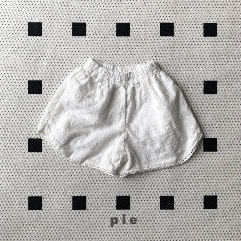 Pie - Korean Children Fashion - #kidsstore - Heart Lace Shorts