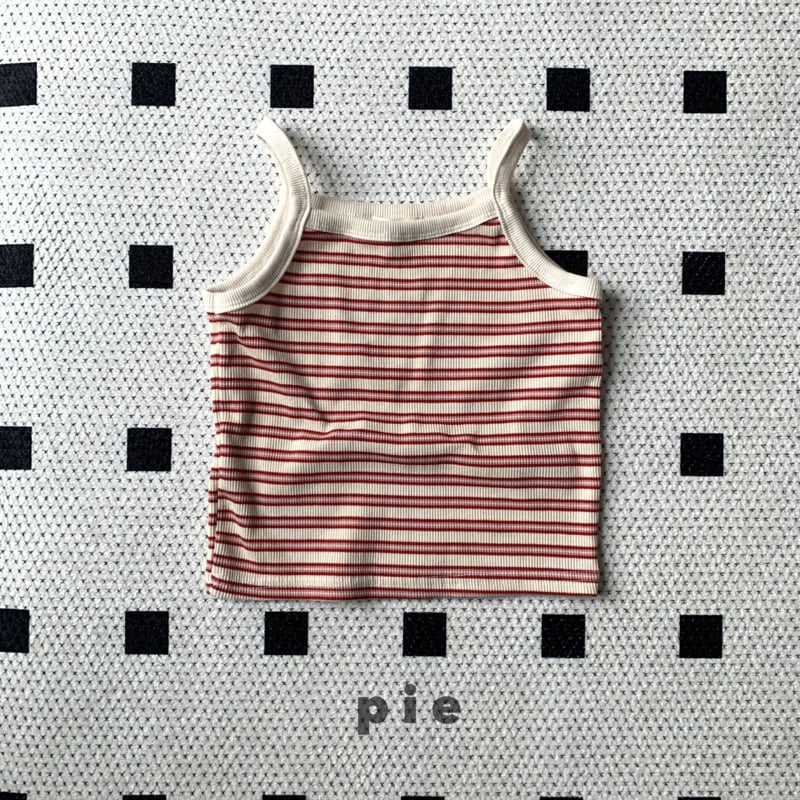 Pie - Korean Children Fashion - #littlefashionista - Butter Stripe Sleeveless - 12