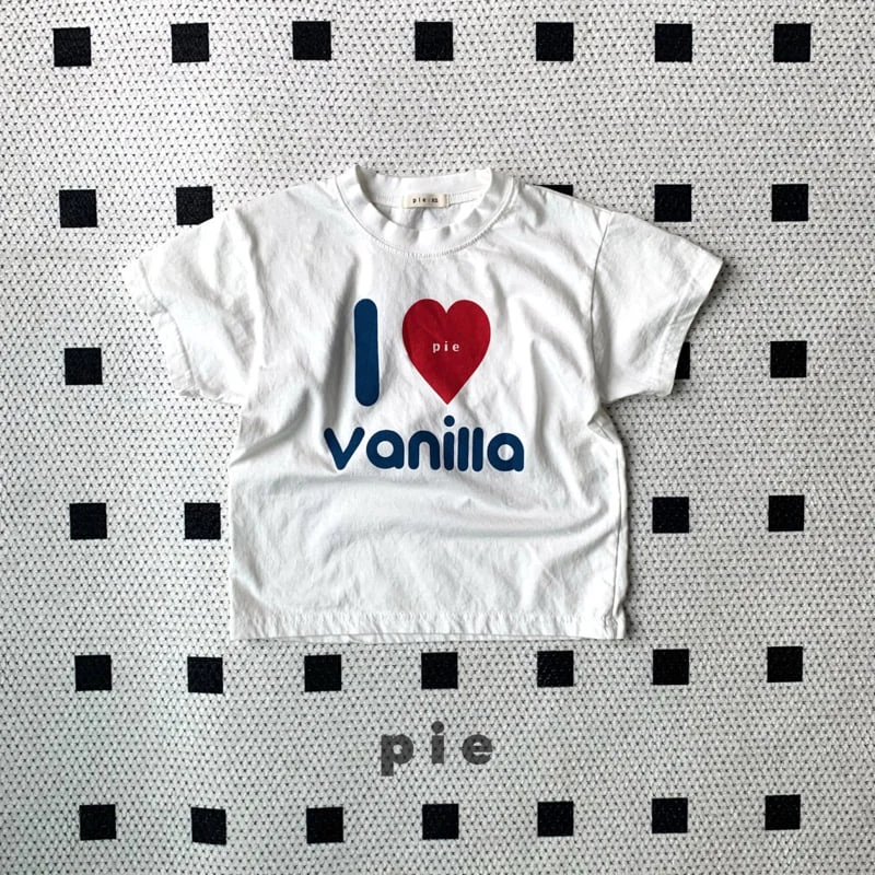 Pie - Korean Children Fashion - #prettylittlegirls - Love Vanilla Tee - 9