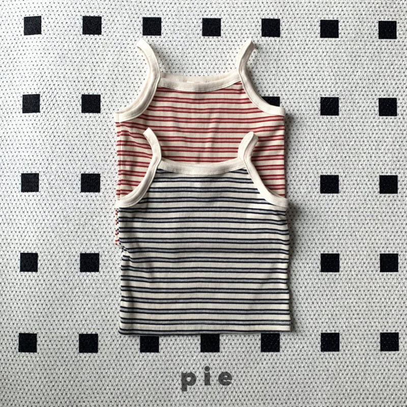 Pie - Korean Children Fashion - #prettylittlegirls - Butter Stripe Sleeveless