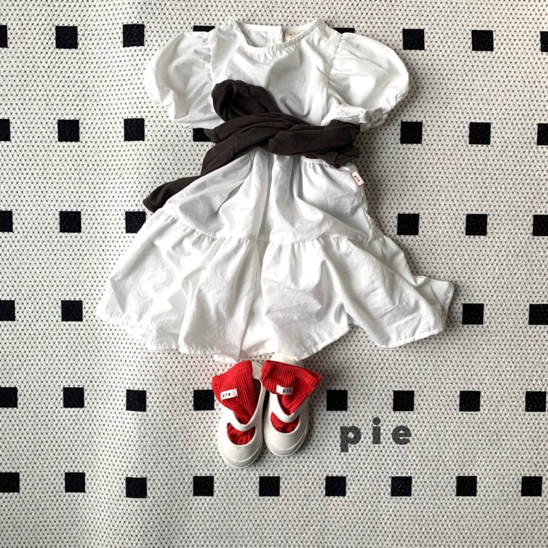 Pie - Korean Children Fashion - #todddlerfashion - Puff Cancan One-piece - 4