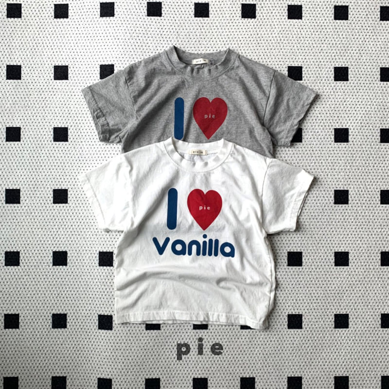 Pie - Korean Women Fashion - #momslook - Adult Love Vanilla Tee