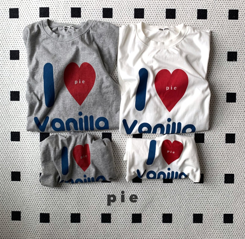 Pie - Korean Women Fashion - #momslook - Adult Love Vanilla Tee - 7