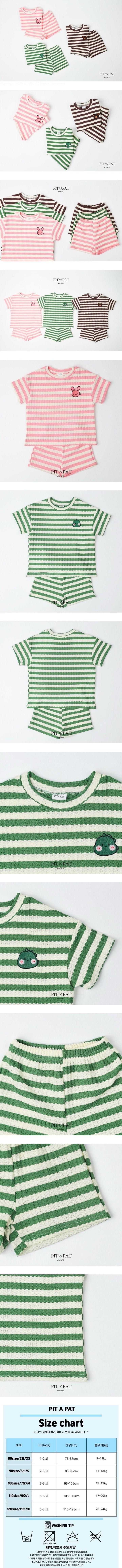 Pitapat - Korean Children Fashion - #kidzfashiontrend - Three Top Bottom Set