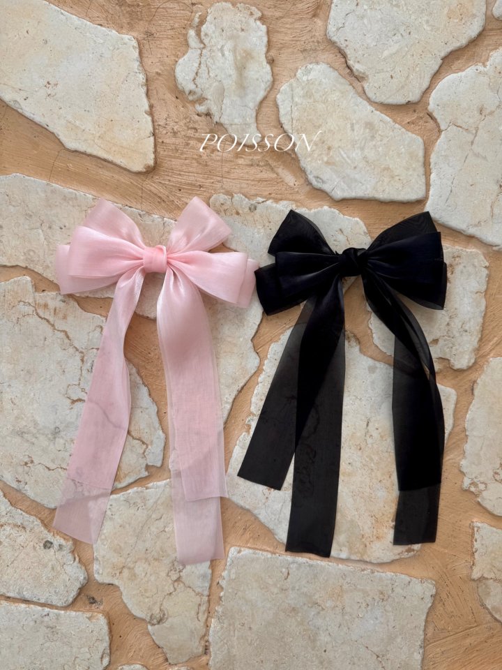 Poisson - Korean Children Fashion - #Kfashion4kids - Chiffon Ribbon Pin - 3