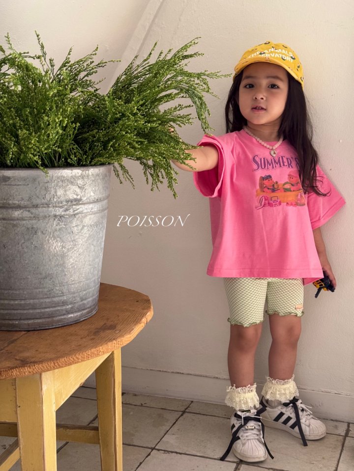 Poisson - Korean Children Fashion - #Kfashion4kids - Check Leggings - 7