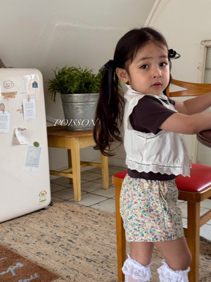 Poisson - Korean Children Fashion - #Kfashion4kids - Genie Crop Blouse