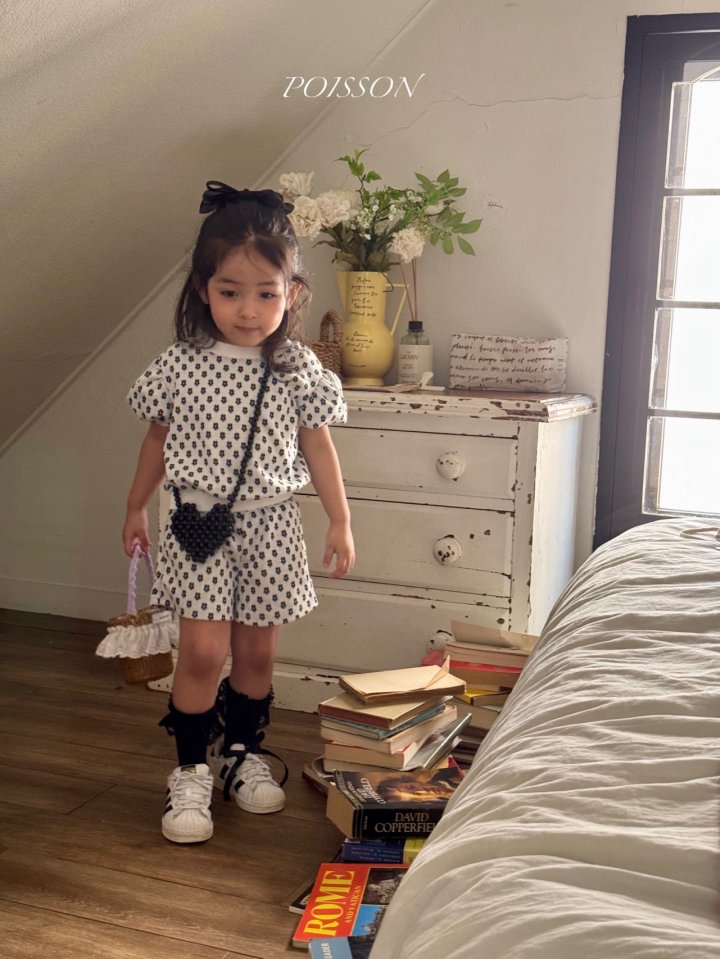 Poisson - Korean Children Fashion - #Kfashion4kids - Daisy Jacquard Set-Up - 9