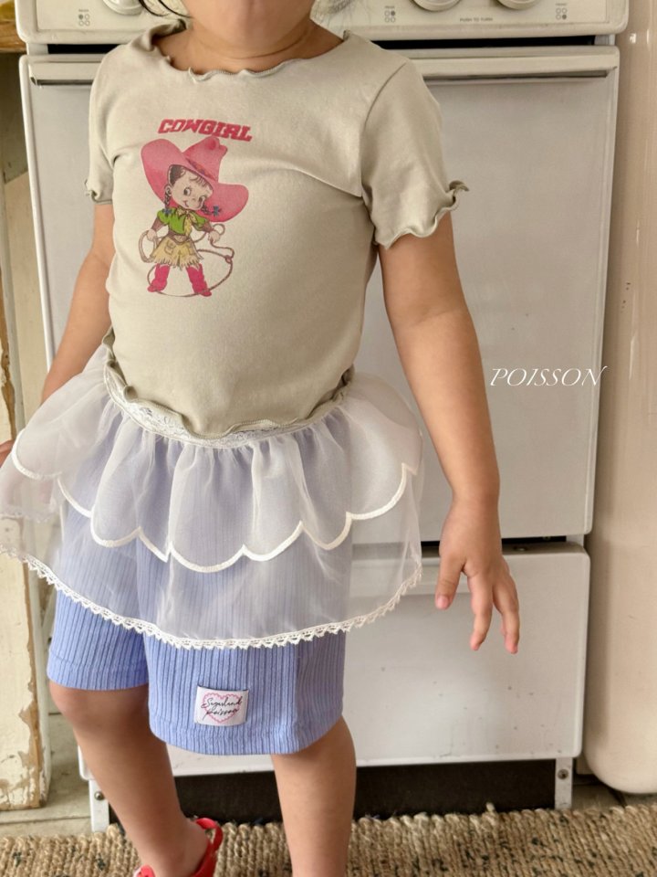 Poisson - Korean Children Fashion - #childofig - Cow Girl Tee - 7