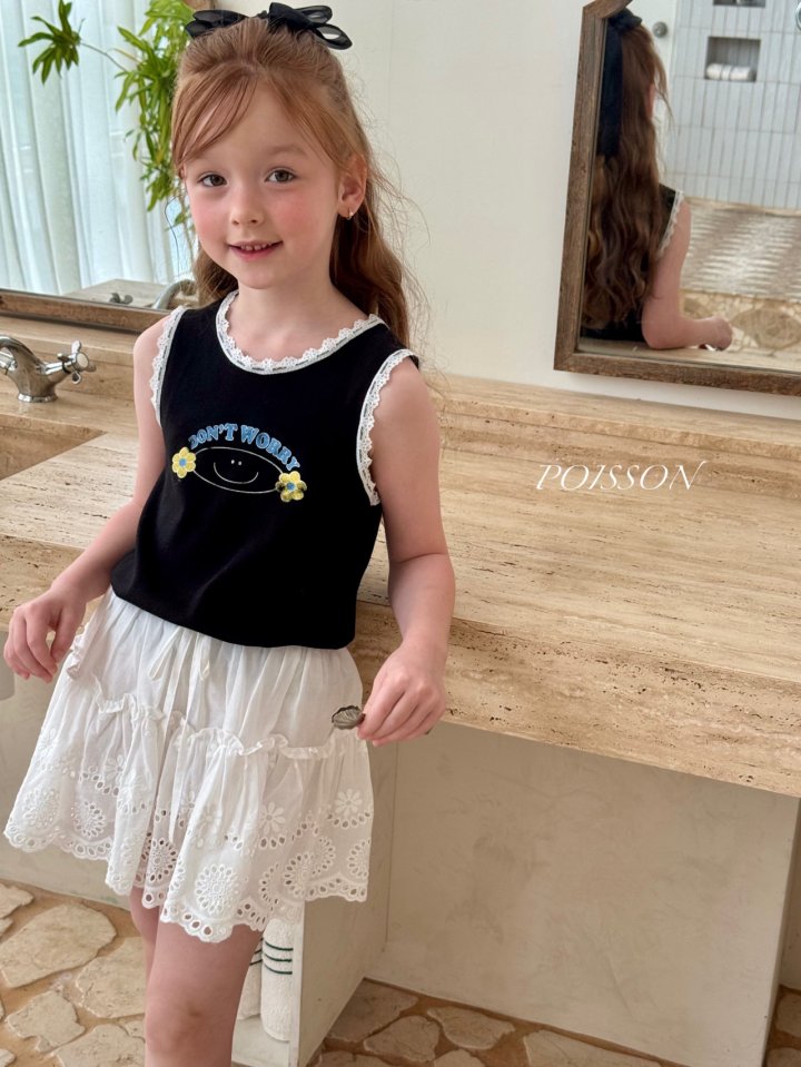 Poisson - Korean Children Fashion - #childofig - Eyelet Skirt - 6